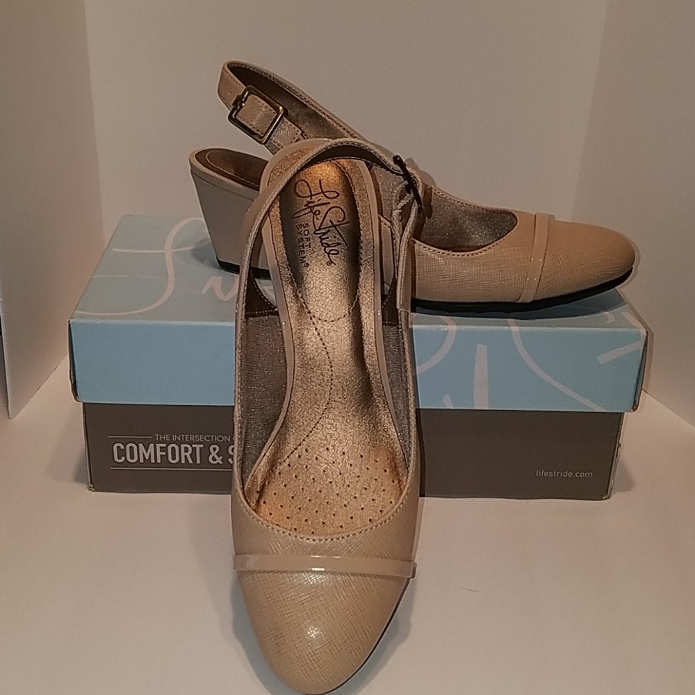 Ladies Wedge Slingback